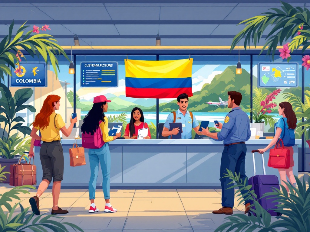Colombia entry requirements and passport control